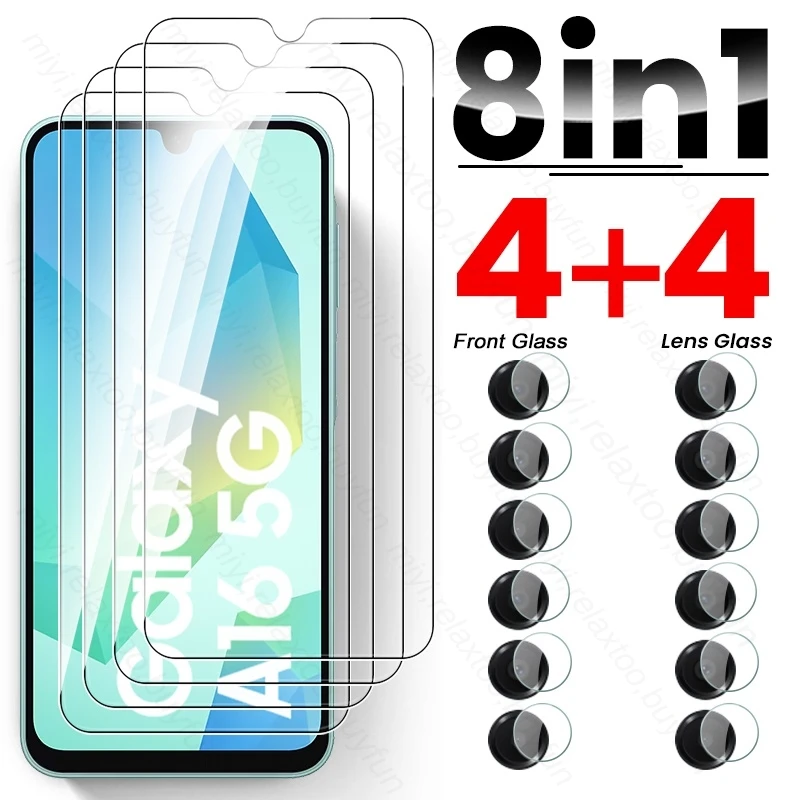 8-in-1 Tempered Glass Camera and Screen Protector