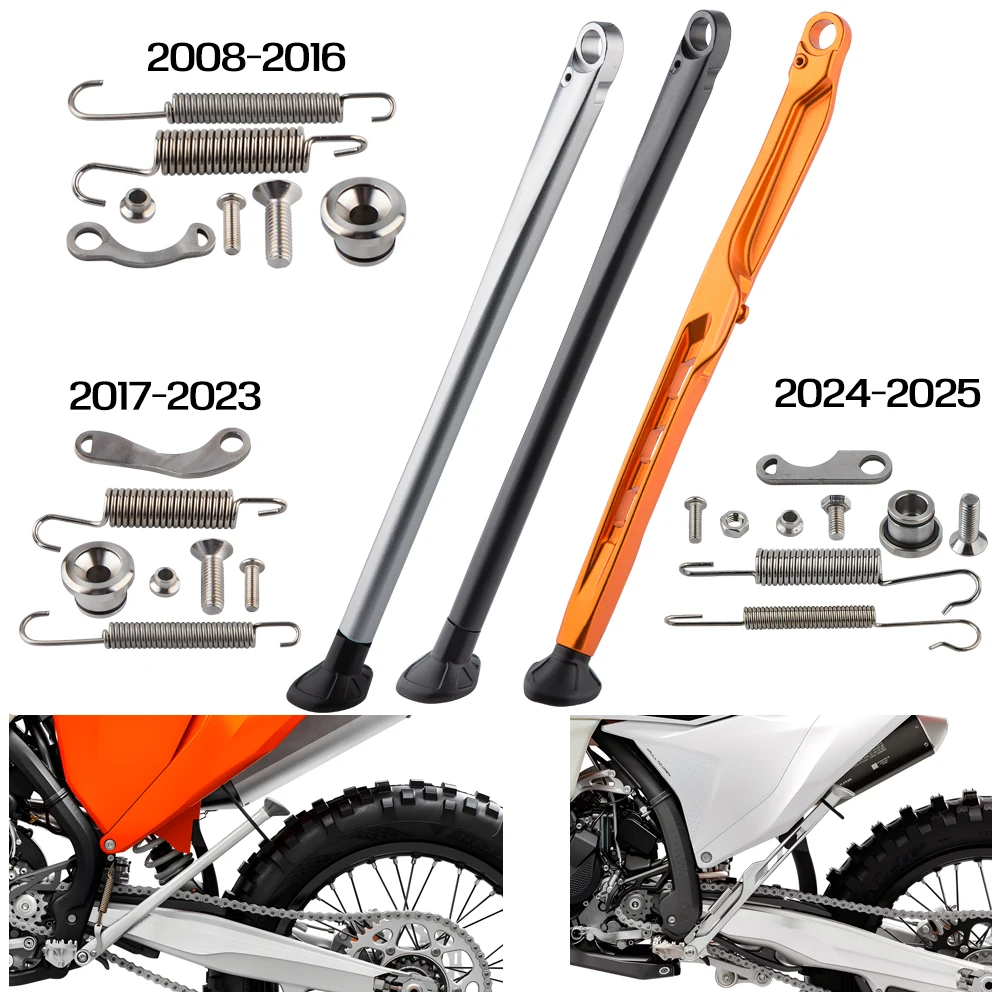 For KTM XC XC-F XC-W XCF-W EXC EXC-F TPI Six Days 2008-2025 Motorcycle Side Stand Kickstand Kit