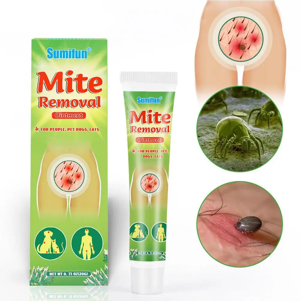 Mite Removal Ointment Anti Itching Scabies Kill Head Lice Treatment Care Cream Mite And Lice Care Cream Support