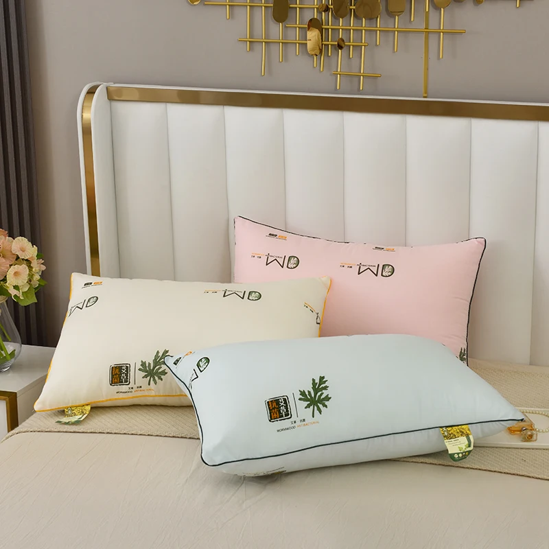 

Pink Pillow Pillows Decorations for Home Sleep Fluffy for Bedroom Pillow Core Argy Wormwood Big Pillow Neck for Sleeping