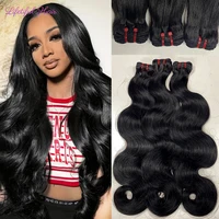 15A Double Drawn Hair Bundles Body Wave Vietnamese Raw Hair Bundles Human Hair Extensions 18 20 22 Inch Tissage Humain Hair 1