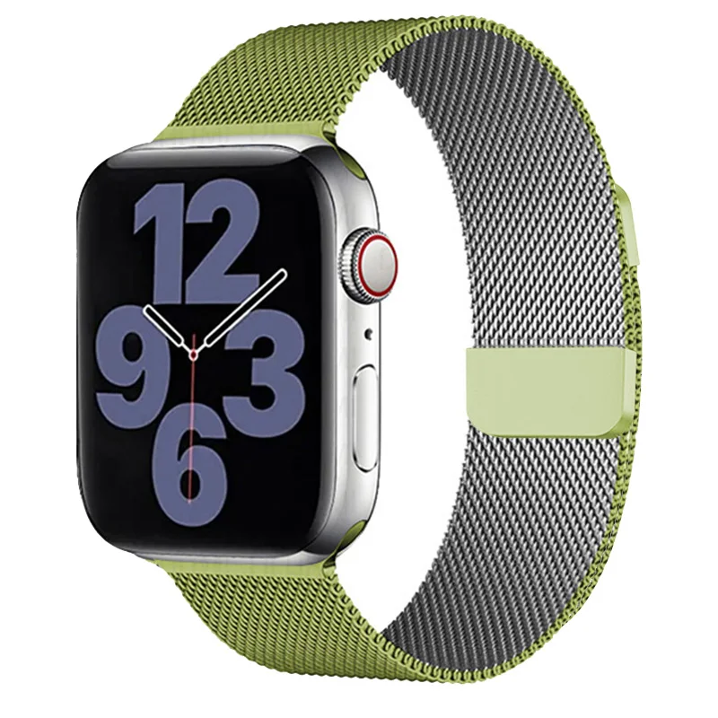 Elegant Milanese Loop Metal Strap for Apple Watch - Premium Stainless Steel Band