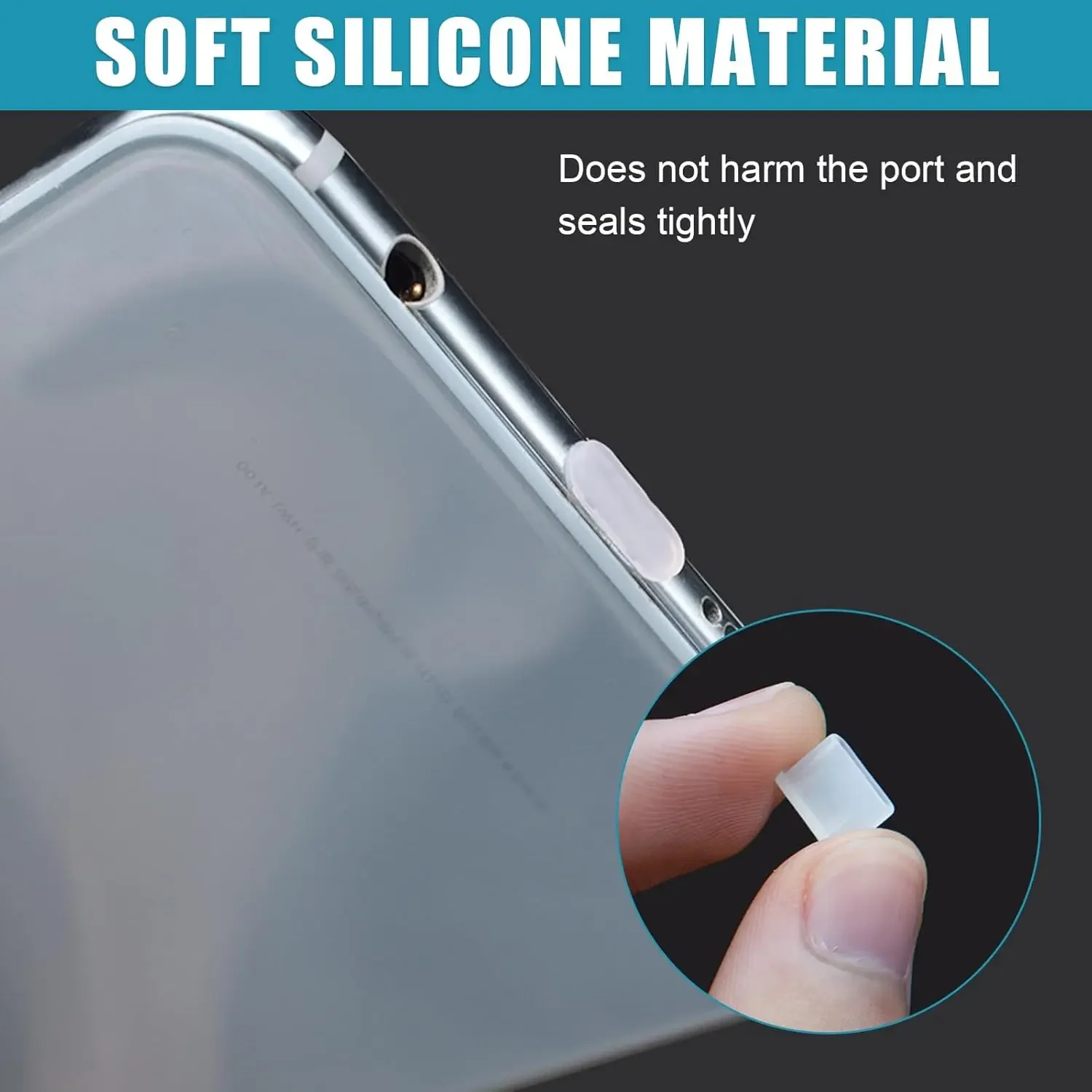 Silicone USB-C Dust Protection Caps