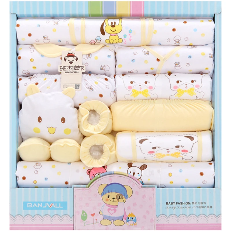 18-Piece Newborn Cotton Baby Set 3