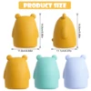 1PCS BPA Free Silicone Piggy Bank Money Coin Cartoon Shape Money Bank Deposit Box Storage Box Kids Toy For Birthday Gift 4