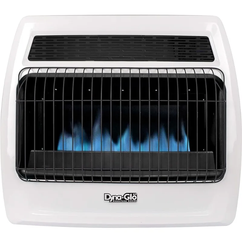 

Dyna-Glo BFSS30NGT-4N 30,000 BTU Natural Gas Blue Flame Thermostatic Vent Free Wall Heater, White