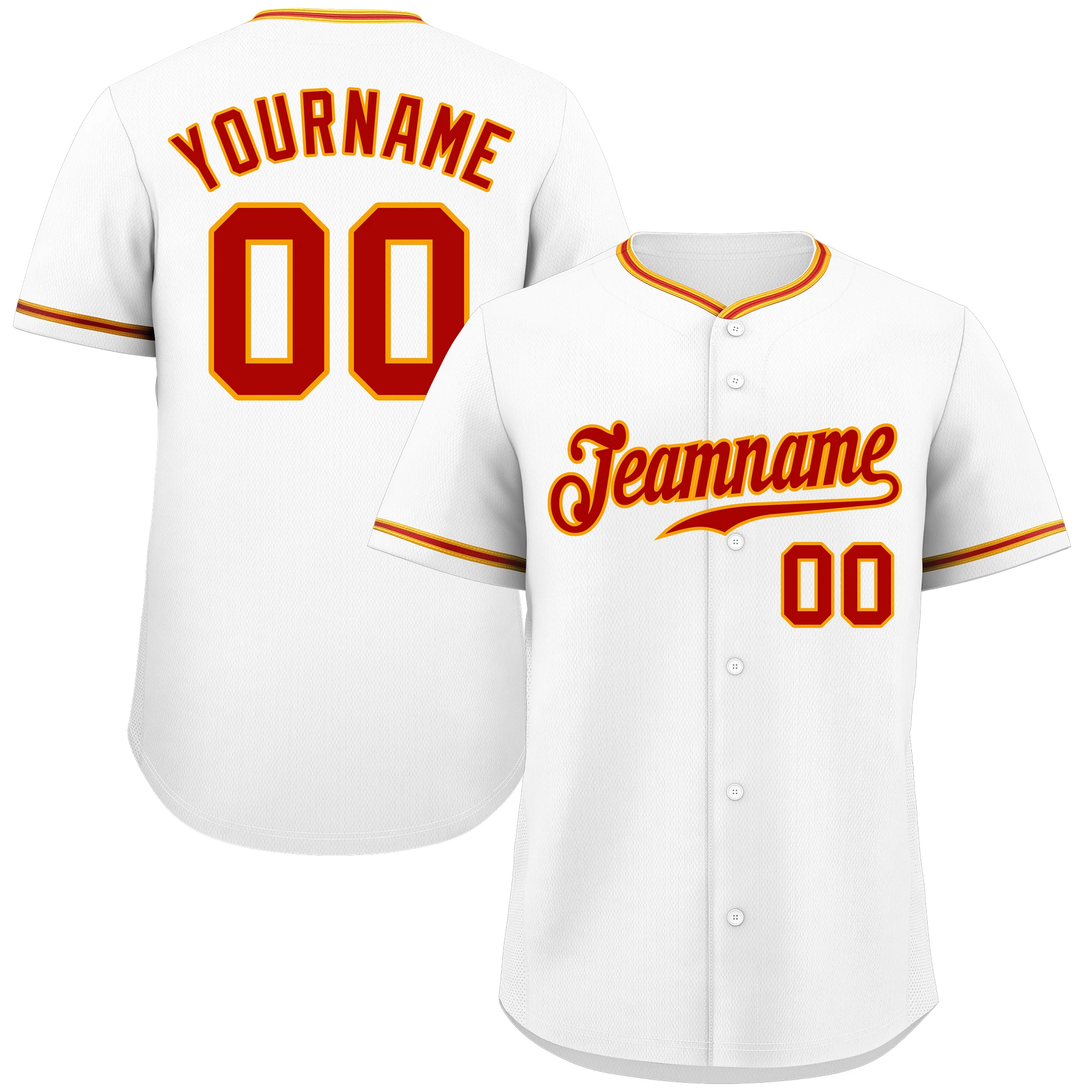 thumbnail image 1 of Camiseta de béisbol de estilo clásico personalizada con letras y números impresos, camiseta deportiva de práctica para adultos, 1 of 5