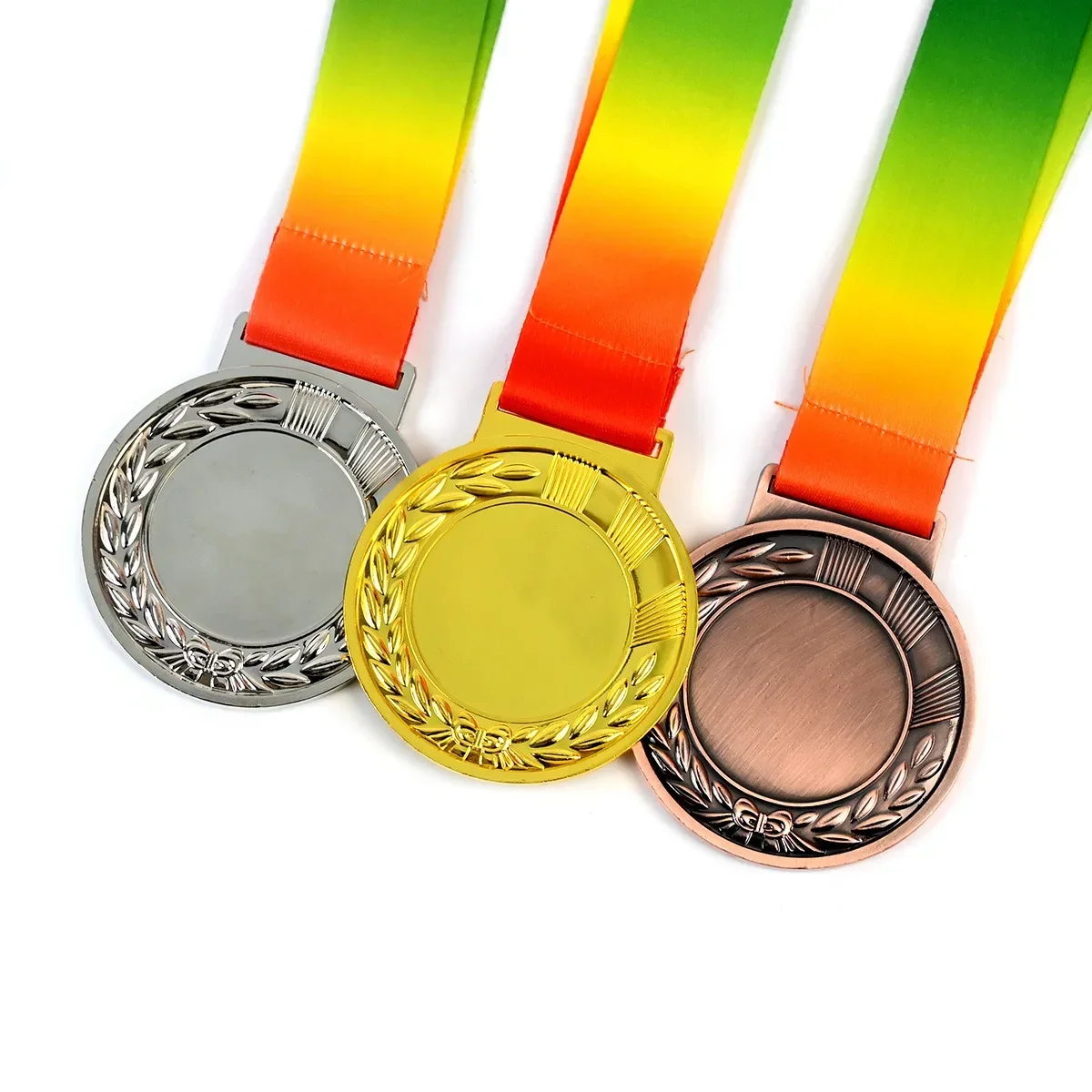 6.5cm Metal Medals Award Sports Class Rewards Free Customized Printed or Engraved LOGO Medal Award For Competitions Souvenir