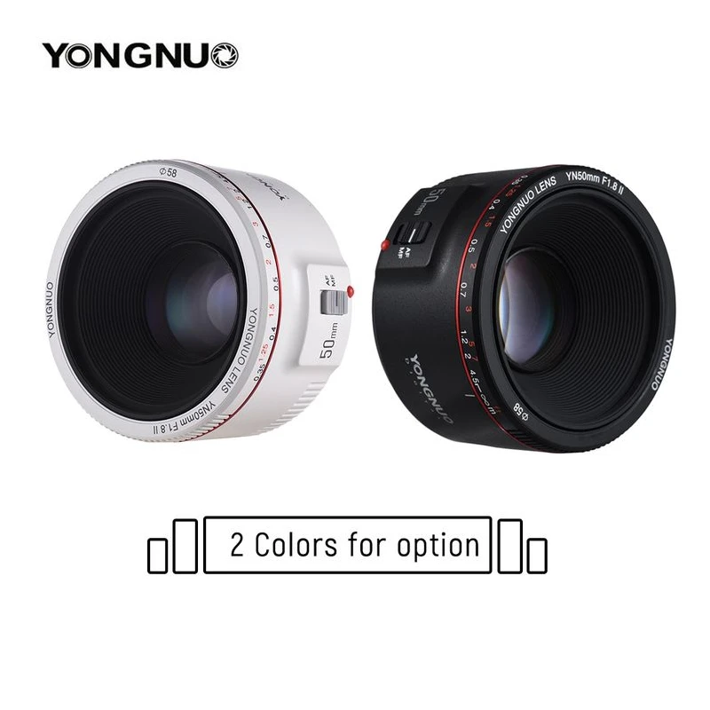 YONGNUO YN50mm F1.8 II Lens Standard Prime Large Aperture Auto Focus