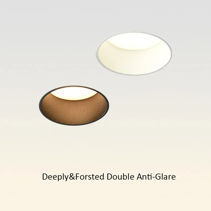 LED Recessed Borderless Spot Light Downlight Living Room Spotlight 7 ...