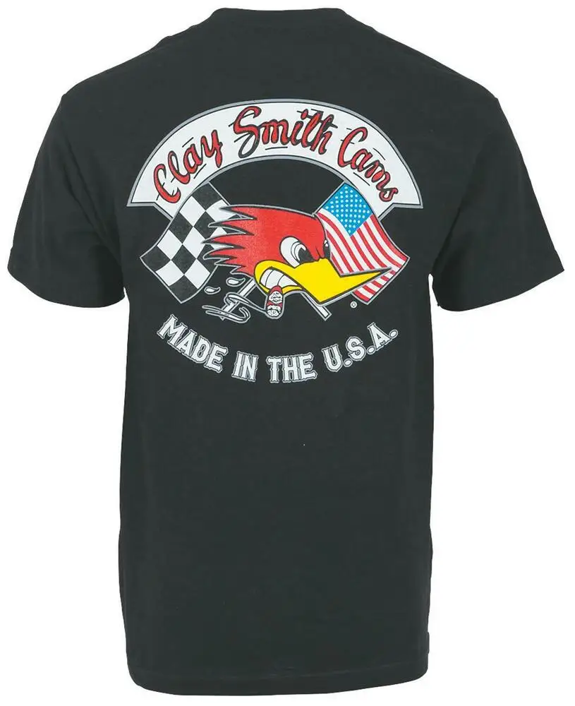 Clay Smith Cams Black Retro Authentic T Shirt Hot Rod Classic Drag ...