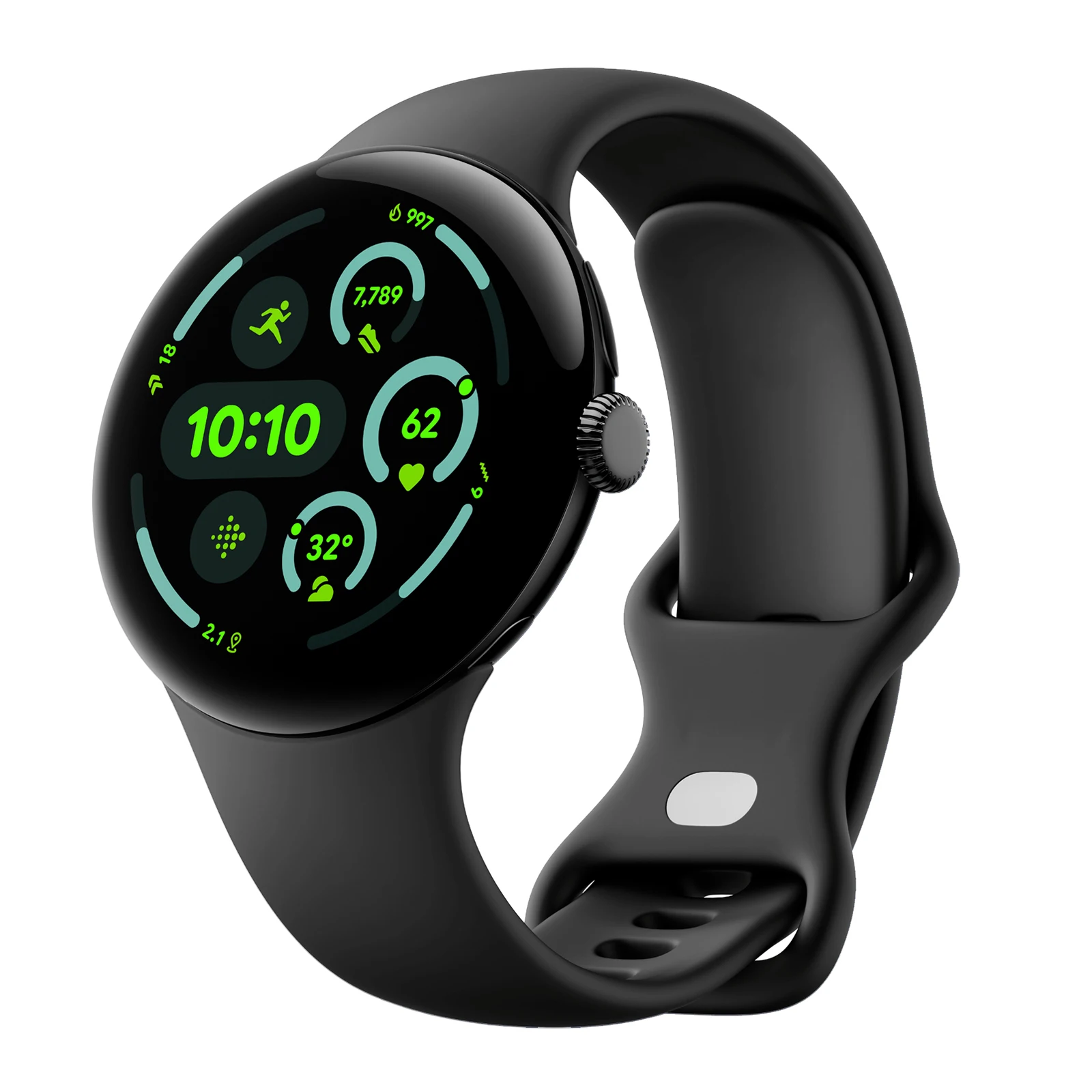 Sport Silicone Strap for Smartwatch - 45mm Wristband Accessory Bracelet