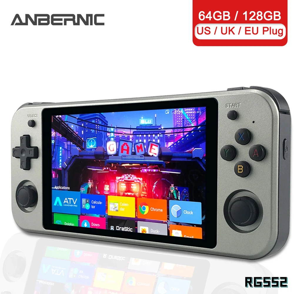 ANBERNIC RG552 ポータブルゲーム機 16GB+64GB ブラック