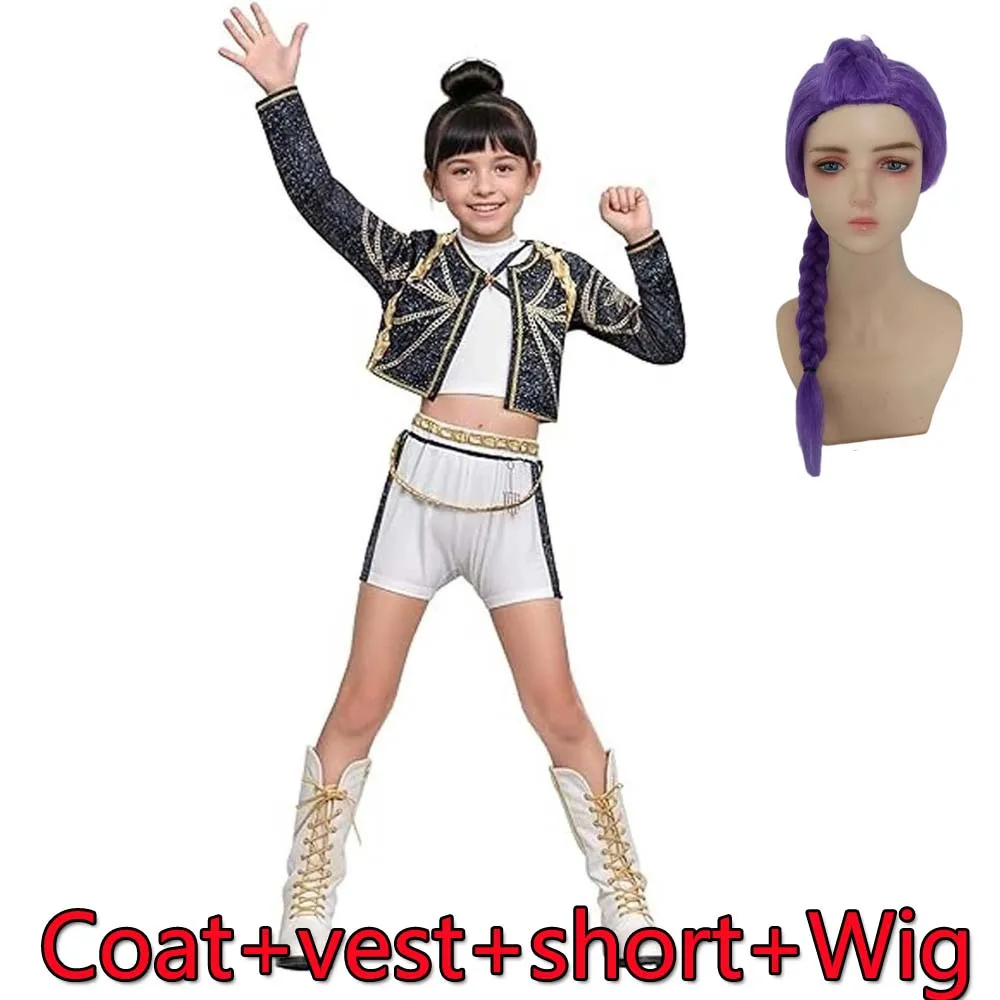 ALKNOT Hunters Rumi Anime Costume De Cosplay, Haut Et Short