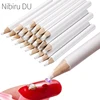 20/5Pcs Rhinestone Picker Dotting Pencil White Wax Pen for Picking Up Stones Crystal Bead Applicator Nail Art Decoration Tools 1