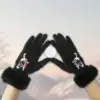 1 Pair of Golf Gloves Winter Non Slip Women Glove for Outdoor Hiking Biking 4