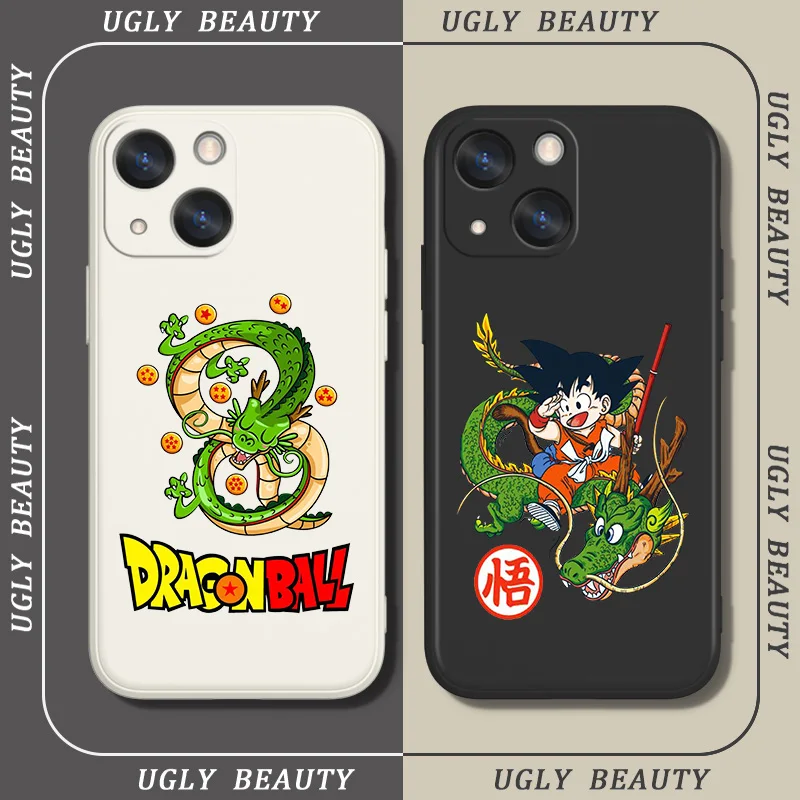 

Anime D-Dragon Balls Z Goku Phoen Case For iPhone 6 6S 7 8 plus X XR XS 11 12 13 14 pro MAX 12 13 mini Liquid Rope Funda Cover
