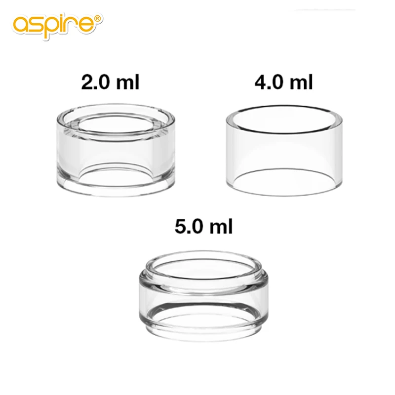 

Electronic Cigarettes Aspire Guroo Replacement Glass Tube 5/4/2ml Capacity For E-cigarette Aspire Guroo Tank Ecig Accessories