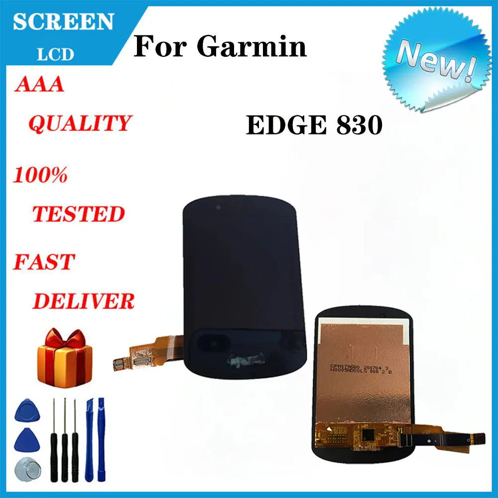 For Garmin EDGE 830 LCD display  with touch digitizer GPS meter multi-sports replacement screen