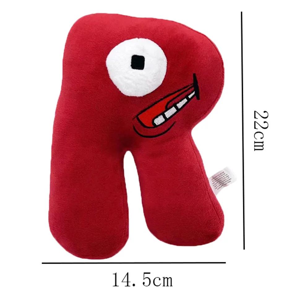 Heiße Alphabet Lore Plüschtiere Anime Puppe Kawaii 26 englische Buchstaben Stofftiere Kinder Aufklärung Montessori Plüschtier Puppe Geschenk – Detail 19