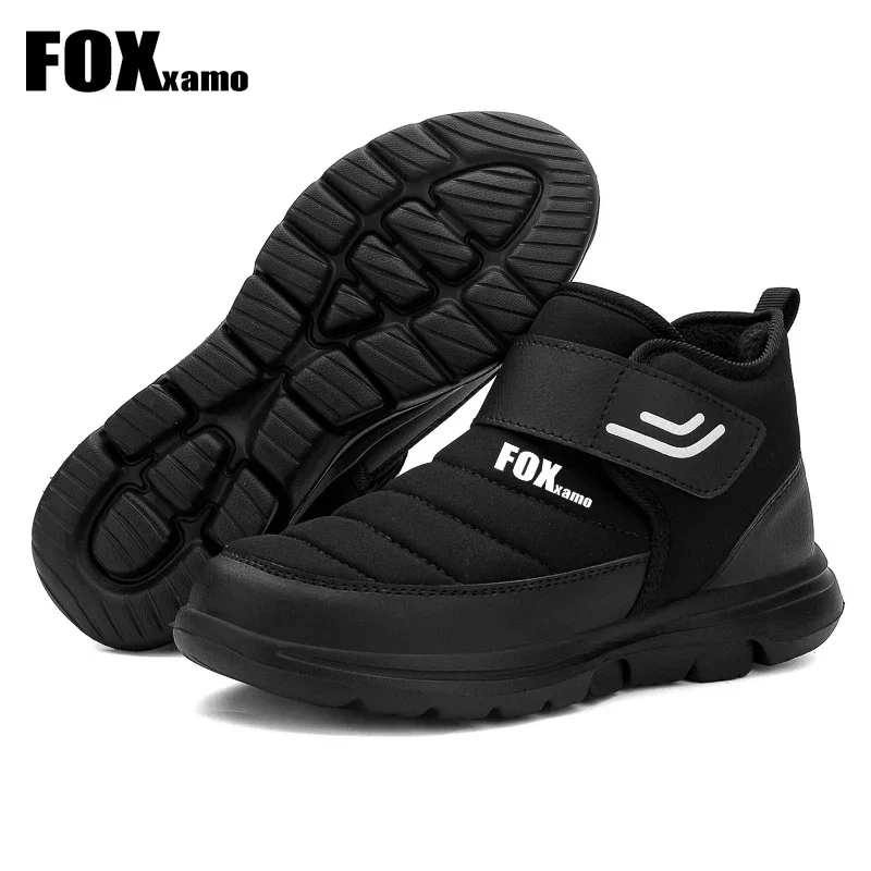 Foxxamo 남성용 사이클링 부츠, 모피 2023, 따뜻한 스노우 부츠, 작업화, ..