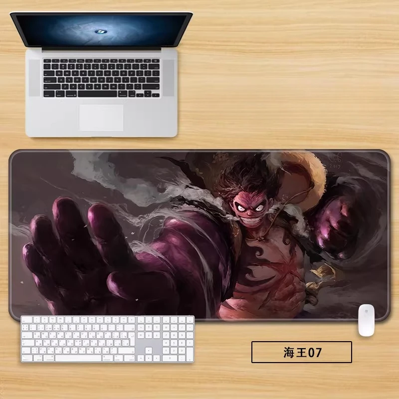 고화질 인쇄된 새로운 소년 사무실 원피스 가죽 마우스 패드 애니메이션 게임 로로노아 조로 컴퓨터 키보드 데스크탑 테이블 매트