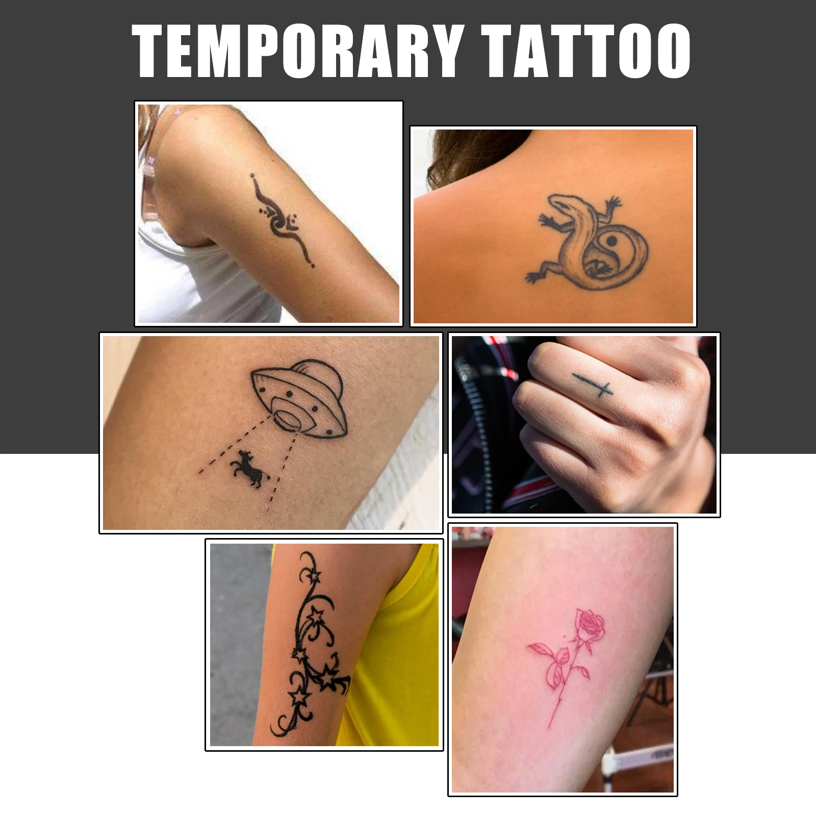 Dynamic Triple Black Pigment Tattoo Ink Temporary Tattoo Ink DIY Color Drawing Teng Henna Set For Body Painting 10ml