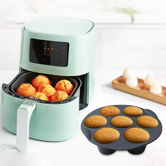 2pcs air fryer cupcake cups Chocolate Muffin Cake Mold Air Fryer Muffin Pan