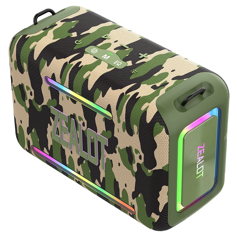 ZEALOT-S95 120W RGB Przenośne głośniki Bluetooth, Massive Bass