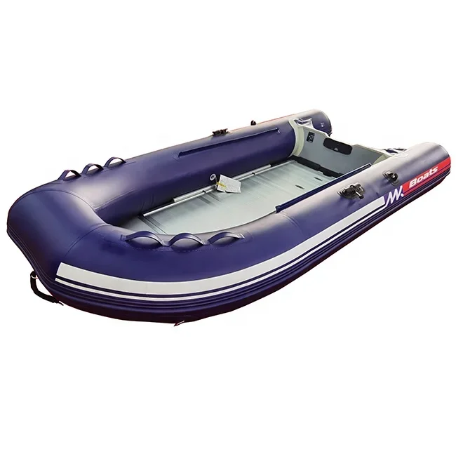 5 Person 3.6m Aluminum Floor Inflatable Sport Boat With Outboard Engine