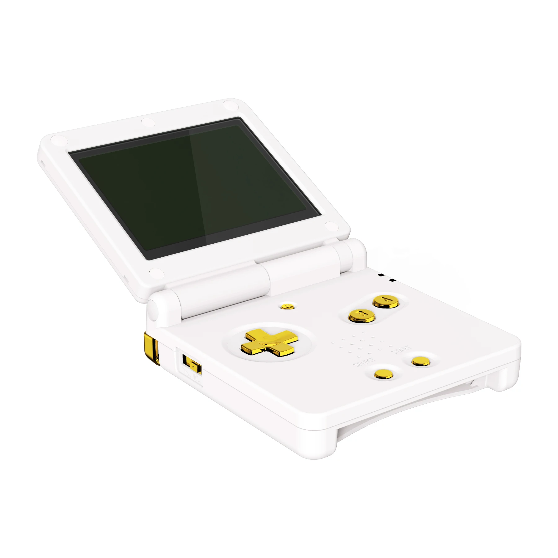 Gameboy Advance SP용 eXtremeRate 풀 세트 버튼, A B L R 버튼 전원 켜기 끄기 볼륨 버튼 GBA SP 콘솔용 D 패드 키