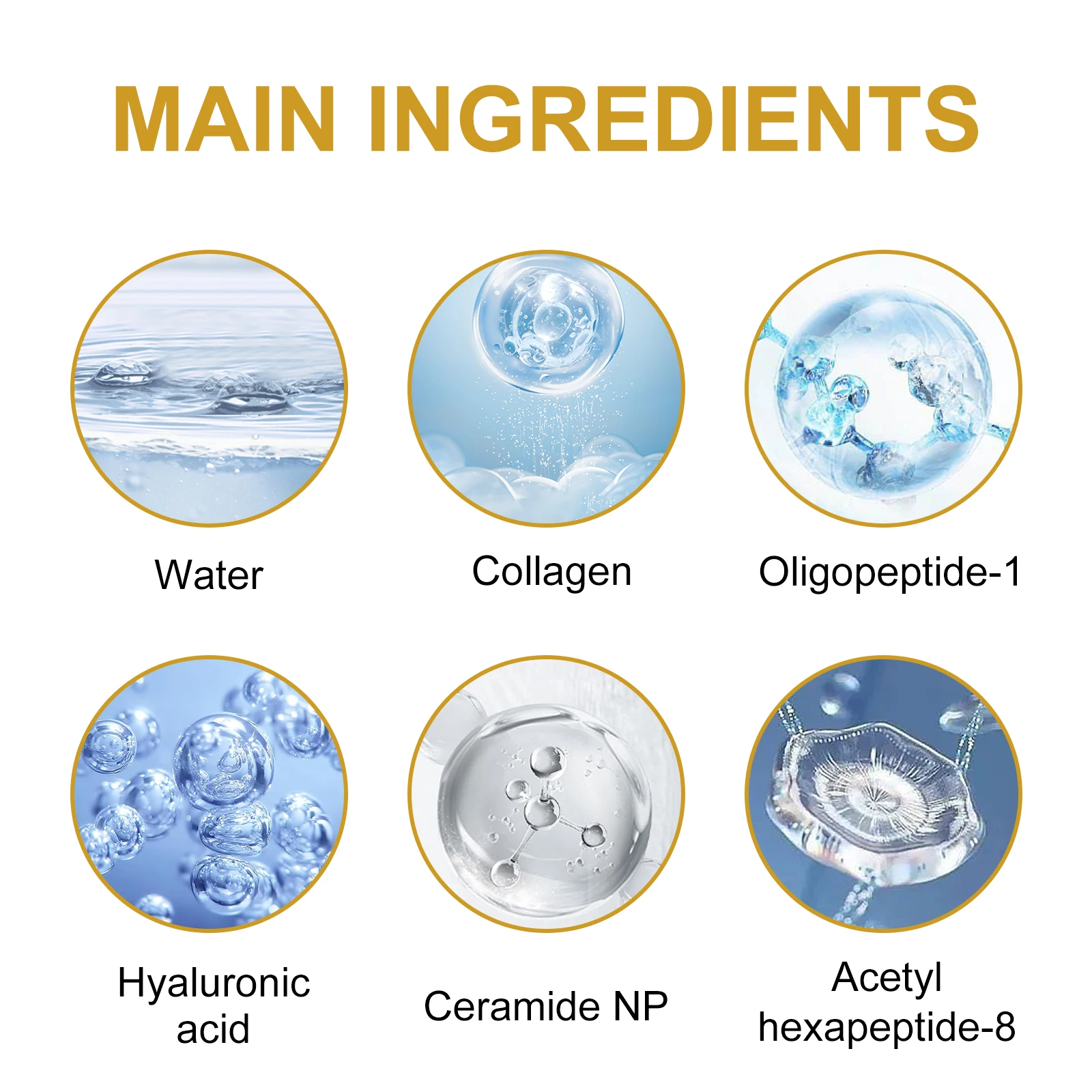 Eelhoe Collagen Essence Improvements Facial Skin Fading Wrinkle Moisture Replenishment Firming Anti-Wrinkle Essence Cosmetics