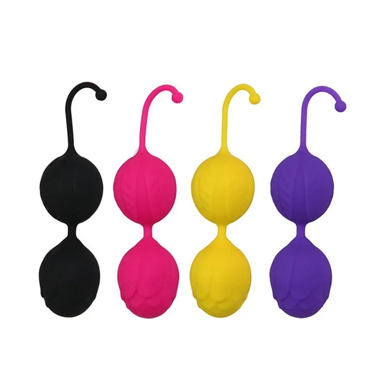 Silicone kegel Balls Hardening Vagina Balls Pelvic Sports Floor Ben Wa Geisha Muscle Contraction Adult Toys For Women rose sex kegel balls