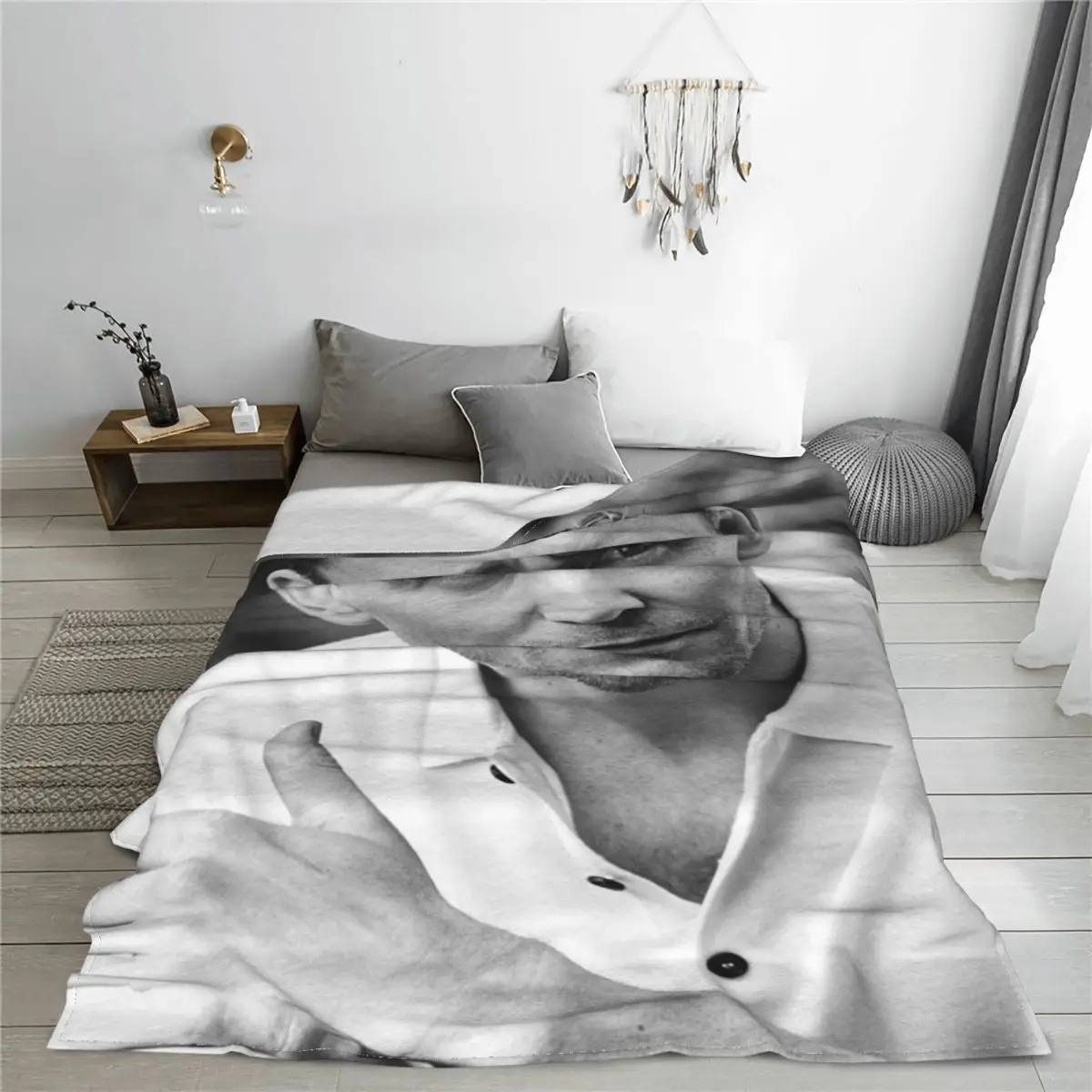 Tom Hiddleston Blankets Coral Fleece Plush Spring/Autumn Actor Multifunction Soft Throw Blanket for Sofa Outdoor Bed