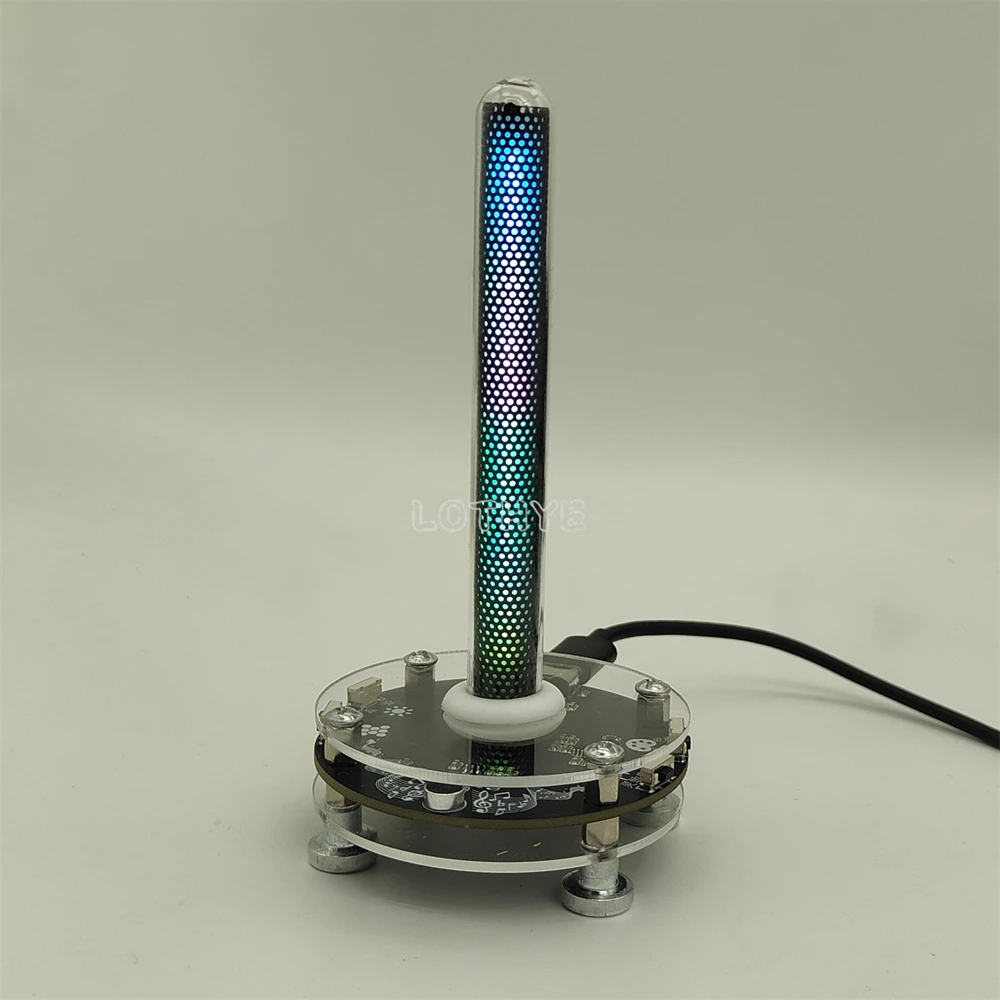 멀티 모드 쿨 LED 음악 스펙트럼 픽업 리듬 음성 제어 5V 멀티 컬러 테마 조절 가능 밝기 감도 조절 가능