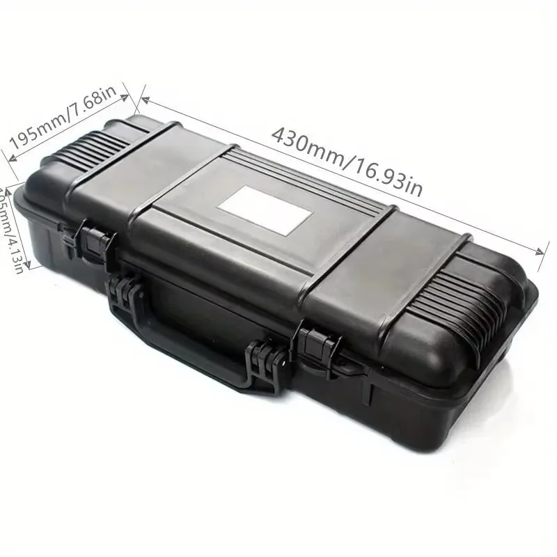 Rugged Waterproof Storage Case with Cushion Foam Insert - Perfect for Cameras and Tools, Available in Various Sizes