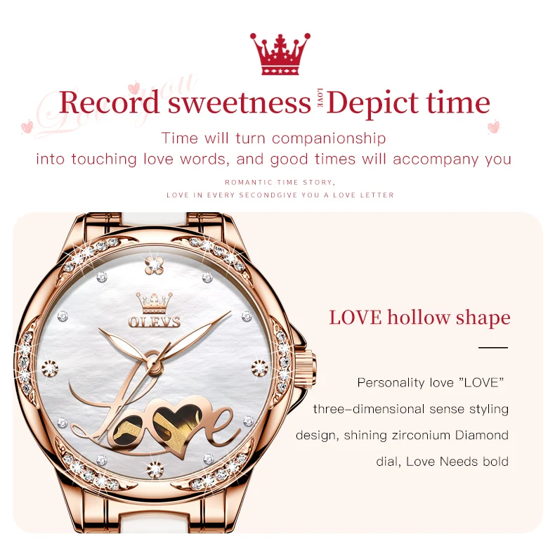 OLEVS 6613 Automatic Mechanical Women Watch description image 11