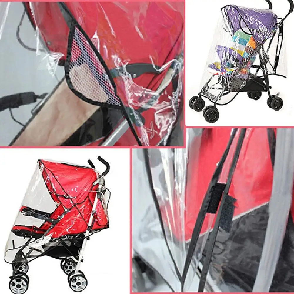 Universal Waterproof Wind Dust Shield Baby Stroller Pushchair Pram Rain Cover