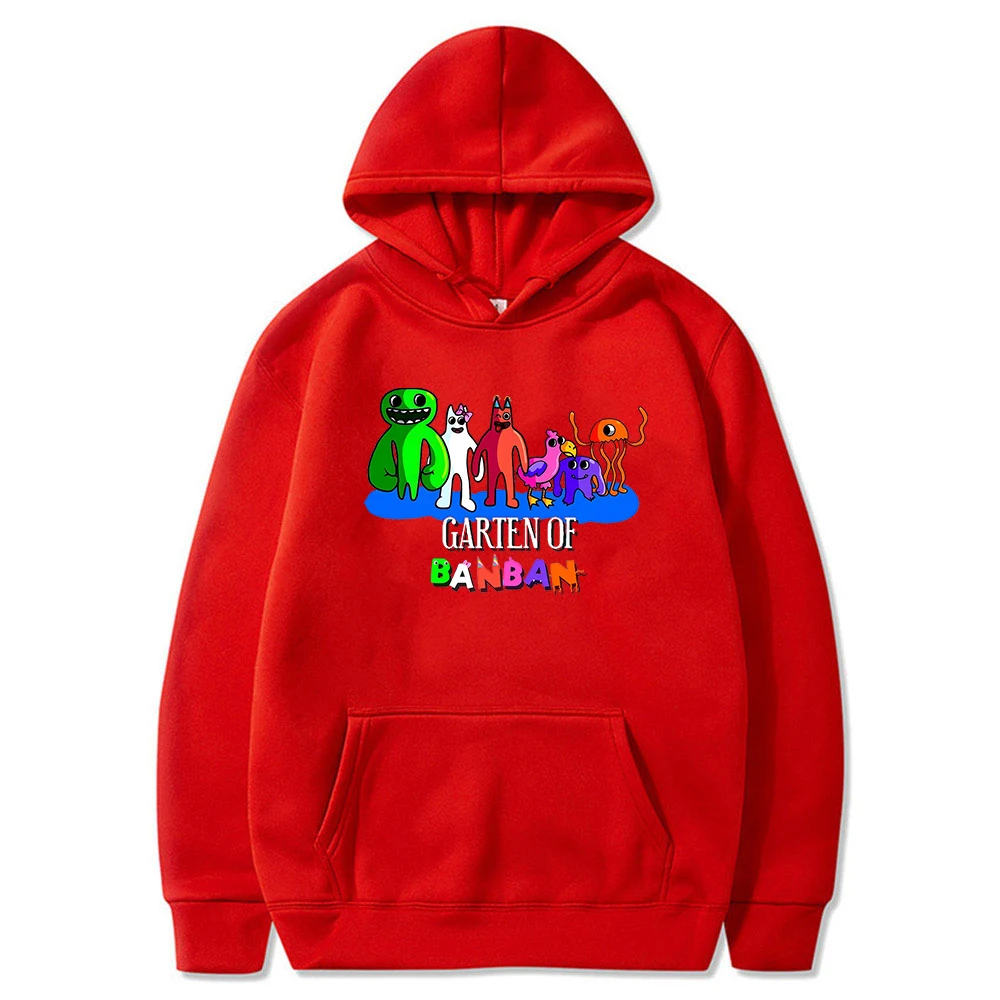 Garten of Banban 2023 Cartoon Game Hoodie Unisex Long Sleeve Men Women Hooded Sweatshirt Harajuku Streetwear Funny Clothes