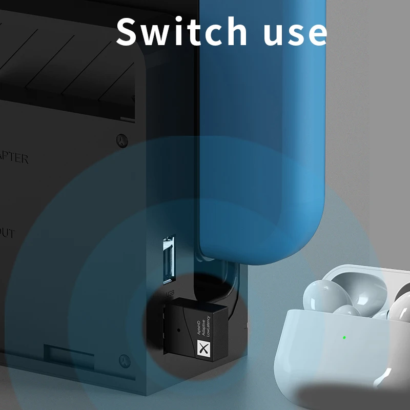TX40 Bluetooth 5.2 Transmitter AptX 24Bit Low Latency Adaptive Wireless USB Audio Adapter Handsfree Call For TV PC Laptop PS4/5 bluetooth adapter bluetooth transceiver adapter audio adapter bluetooth aux adaptor wireless usb adapter