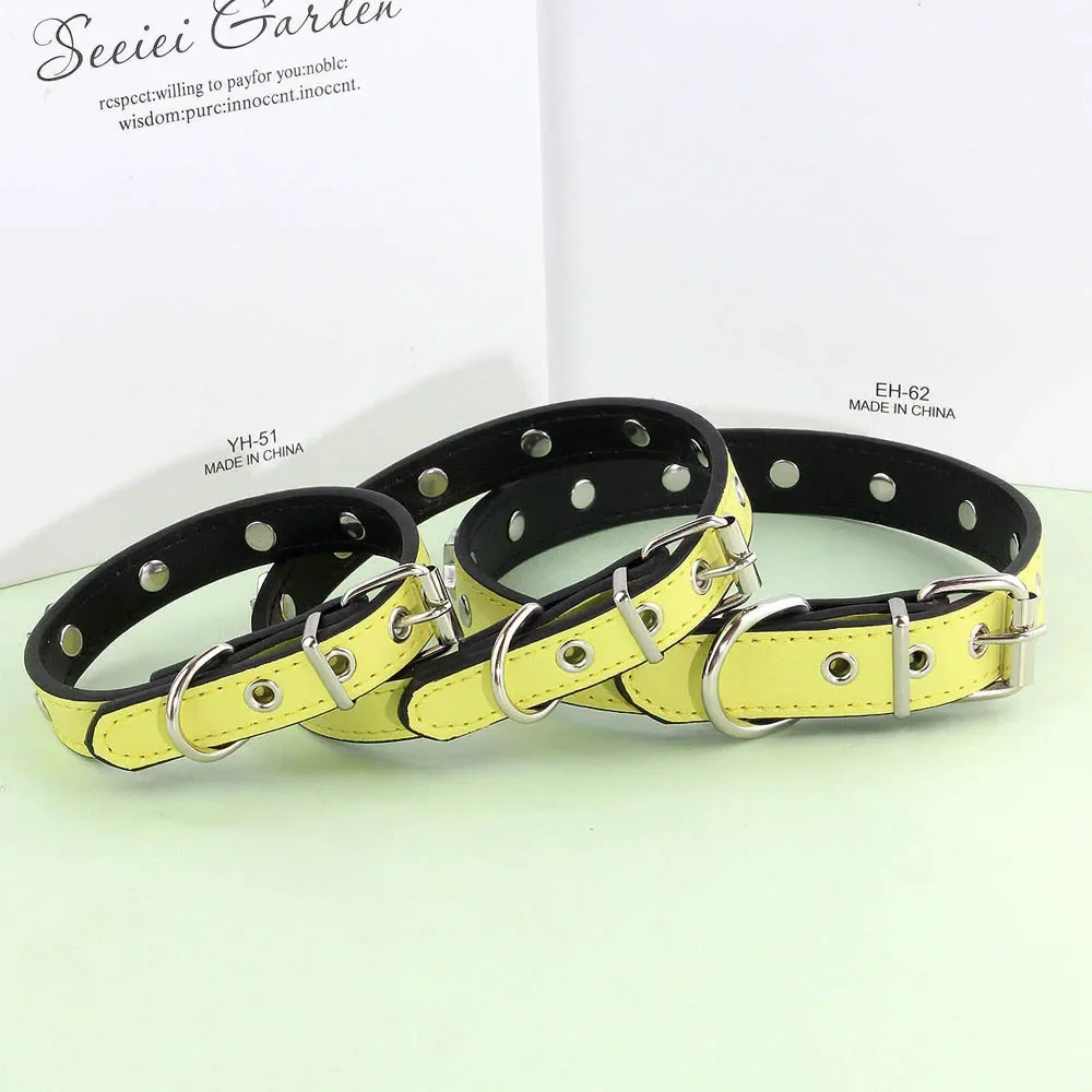 S/M/L Star Studded Pet Dog Collar Leather Puppy Collars for Small Medium Dogs Cat Neck Strap Pet Supplies Chihuahua Collars dog collar,pet collar