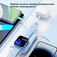 Беспроводной магнитный блок питания 22,5 Вт, сверхбыстрая зарядка, 10000 мАч, подходит для часов, мобильных блоков питания, легкий и тонкий. — изображение 2