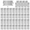 50Pcs Set Nail Plates 1.5*2.5 Inches And 3.8*6.4cm Studs Steel Safety To Protect Plumbing Wiring Cable Protectors