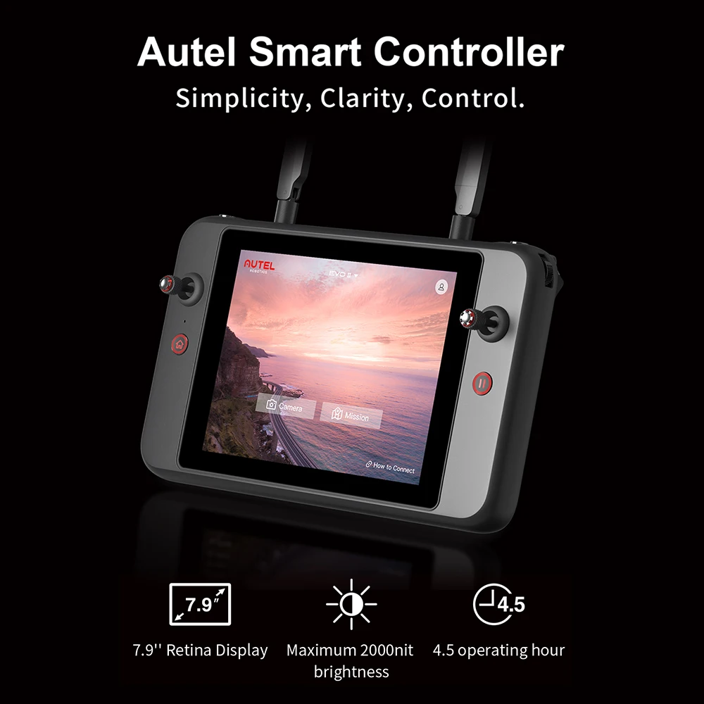 AutelRoboticsEVO2SmartControllerDroneDualFrequencyRemote