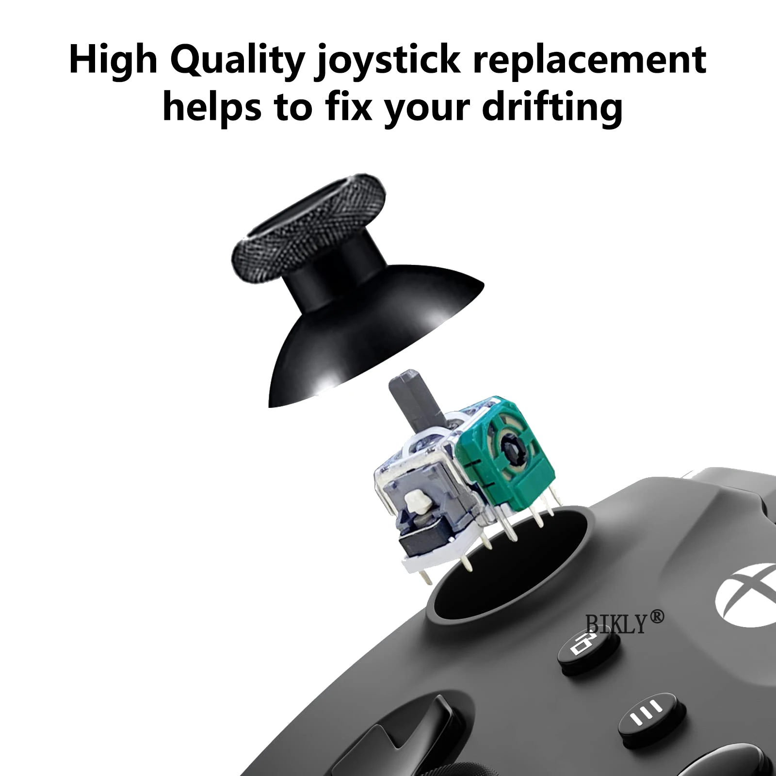 Replacement Joystick for Xbox One Xbox Series S/X Controller 3D Analog Thumbsticks Repair Parts Kit T6 T8 Screwdriver Accessory