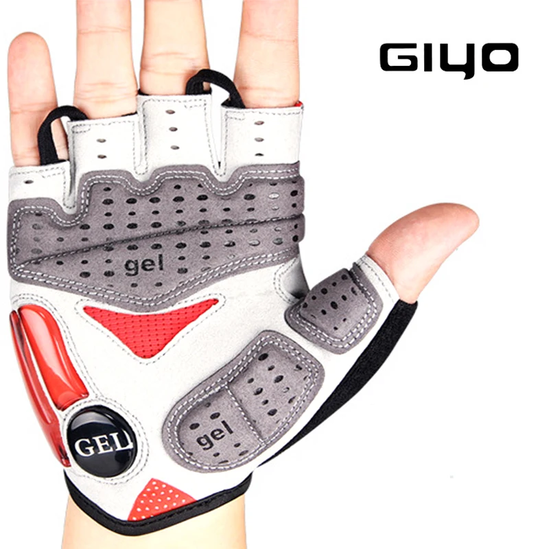 GIYO Bicycle Gloves Half Finger Outdoor Sports Gloves For Men Women Gel Pad Breathable MTB Road Racing Riding Cycling Gloves DH 2