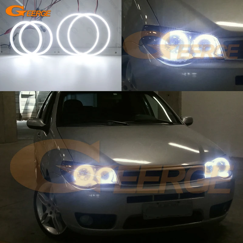 LED Cob Faro Anelli Halo Angel Eyes Xenon Universale Alta