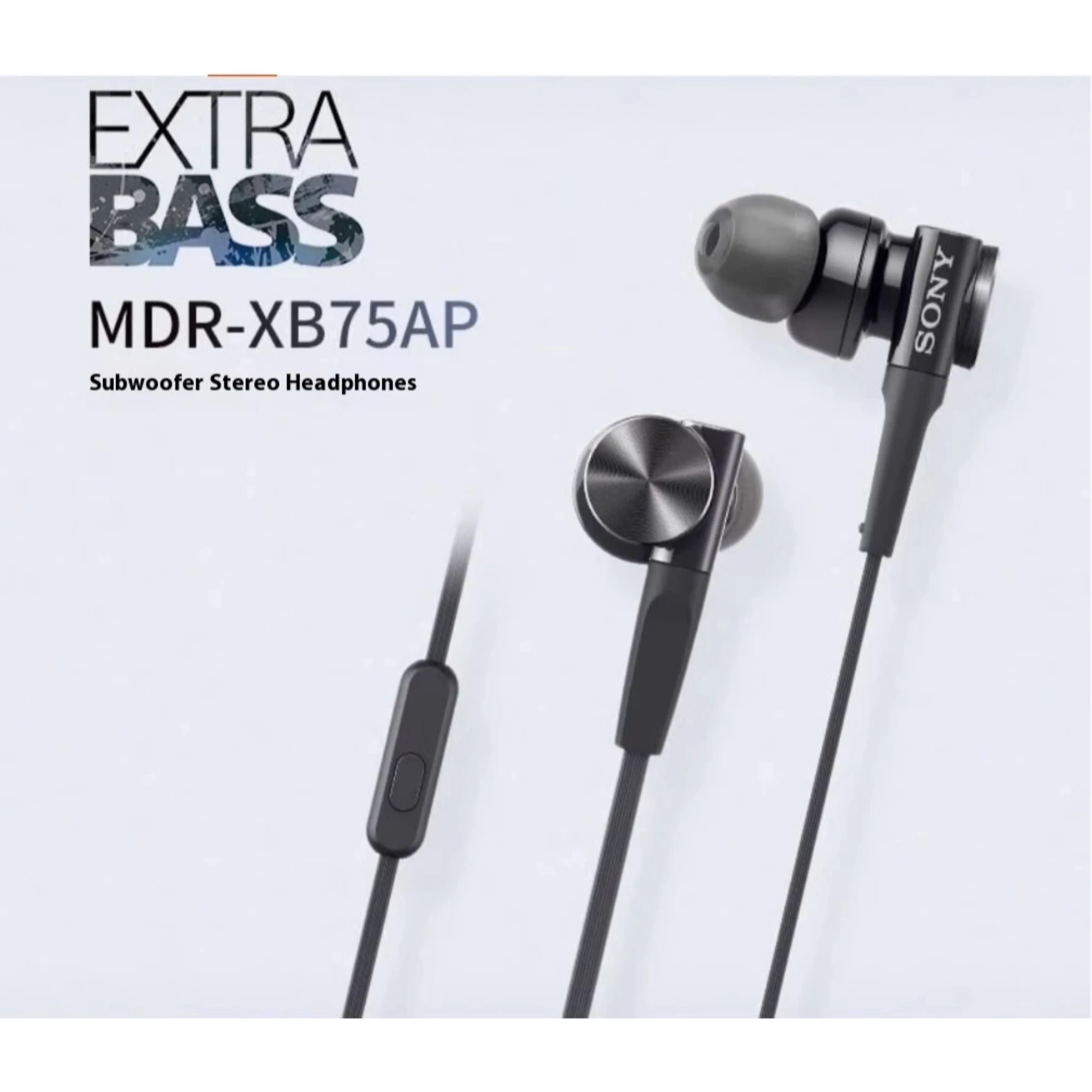Sony Mdr Xb75ap Premium In Ear Extra Bass Earphone With Mic, Alina Gadgets