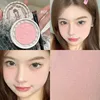 Girl's Relief Blusher Palette Shimmer Rose Low Saturation Powder Blush Matte Natural Rouge Brighten Facial Cheek Contour Makeup 1