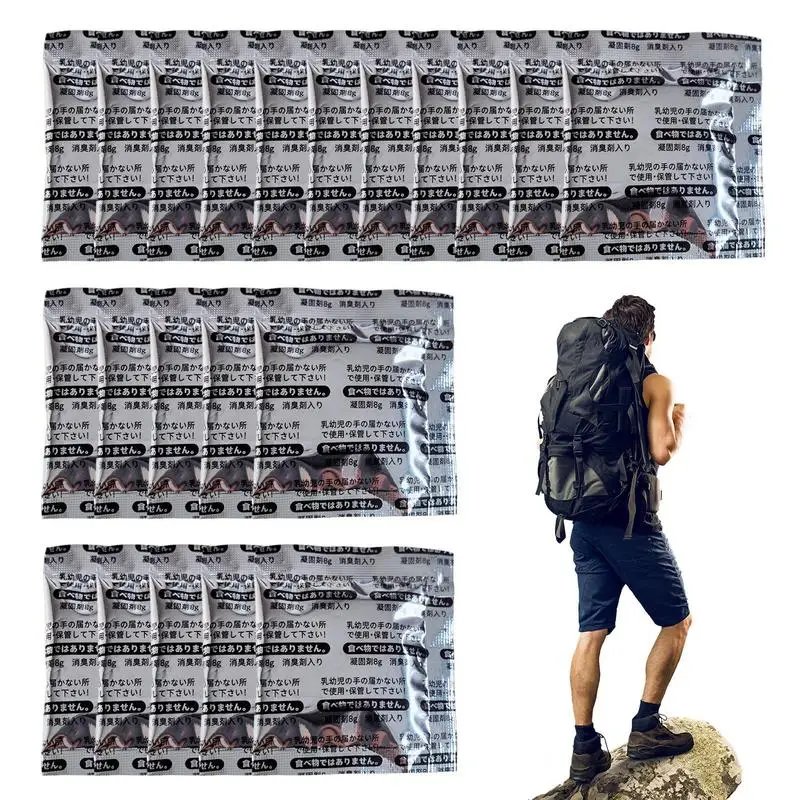50 Sacchetti Per WC Portatili: Polvere Coagulante Per Urina E Feci, Perfetta Per Campeggio, Viaggi E Pesca. Addio Odori! - 4